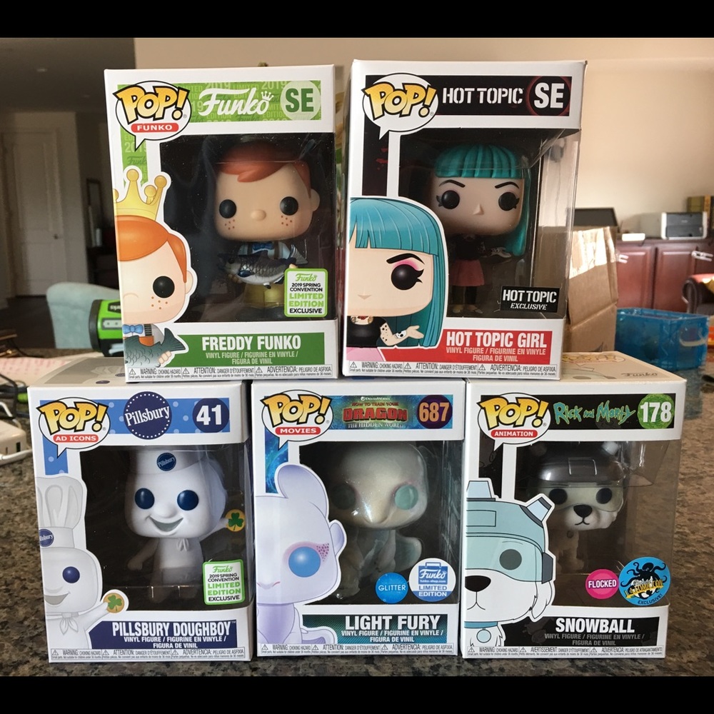 Limited edition funko pops